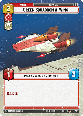 Green Squadron A-Wing SOR 404