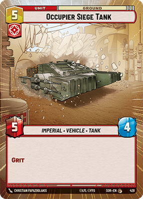 Occupier Siege Tank SOR 428