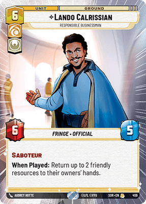 Lando Calrissian SOR 459