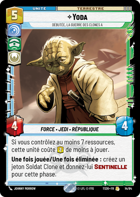 Yoda - carte Star Wars Unlimited