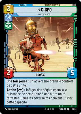 C-3P0 - carte Star Wars Unlimited