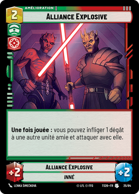 Alliance Explosive - carte Star Wars Unlimited