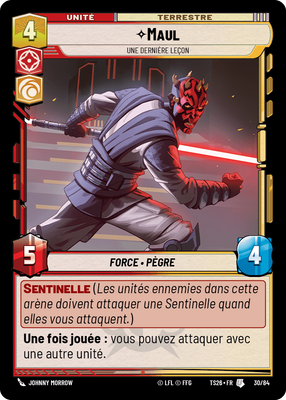 Maul - carte Star Wars Unlimited