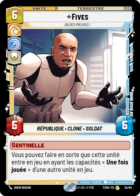 Fives - carte Star Wars Unlimited