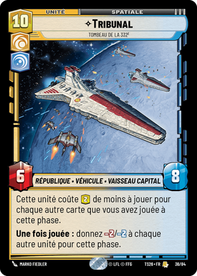 Tribunal - carte Star Wars Unlimited