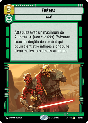 Frères - carte Star Wars Unlimited