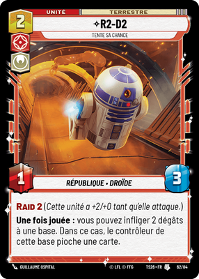 R2-D2 - carte Star Wars Unlimited