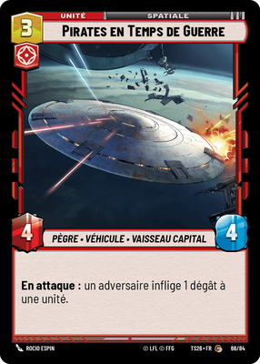 Pirates en Temps de Guerre - carte Star Wars Unlimited