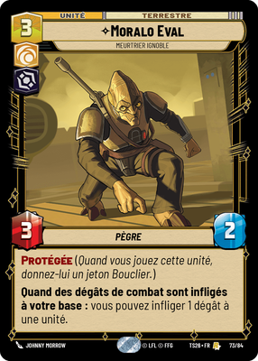 Moralo Eval - carte Star Wars Unlimited