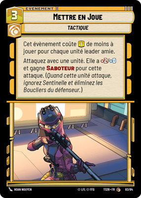 Mettre en Joue - carte Star Wars Unlimited