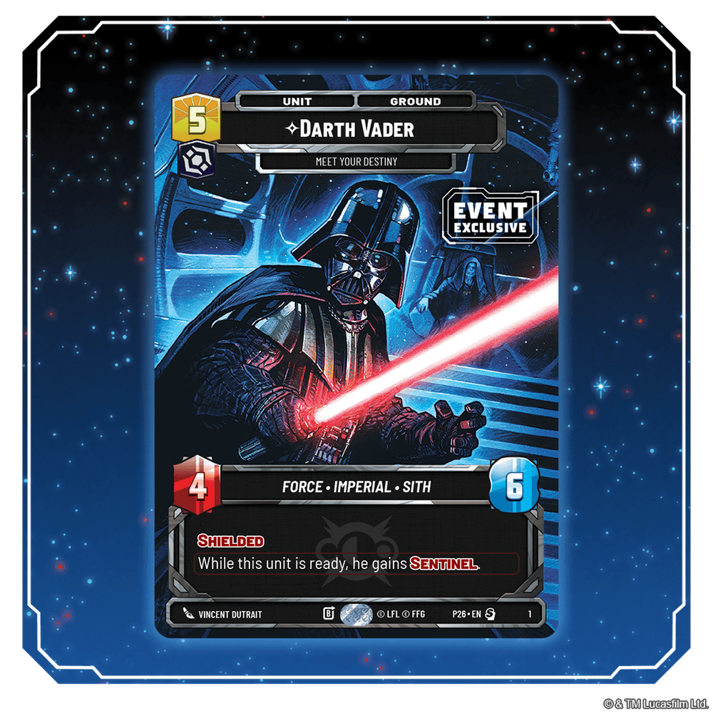 Star Wars: Unlimited - Darth Vader Event-Exclusive Promo Card