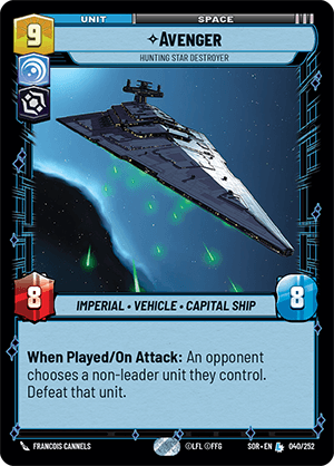 Avenger - Hunting Star Destroyer (Hyperspace) - Spark of Rebellion
