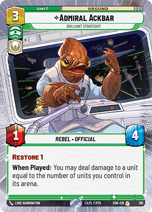 Admiral Ackbar — Brilliant Strategist