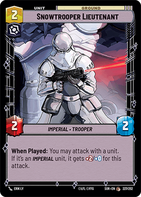 Snowtrooper Lieutenant SOR 227