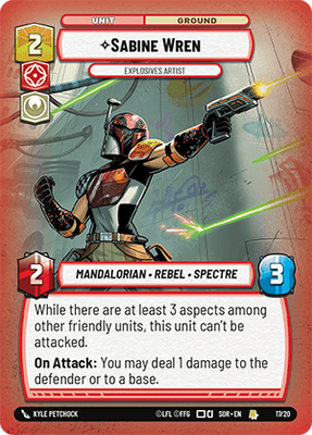 Sabine Wren SOR 17