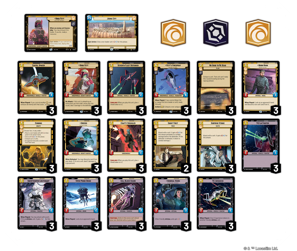 Asmodee Star Wars Unlimited – Mazo De Muestra Luke Skywalker, Cenizas Del Imperio, Juego De Cartas Coleccionables Con Cartas Exclusivas, 2+ Jugadores, A Partir De 12 Años